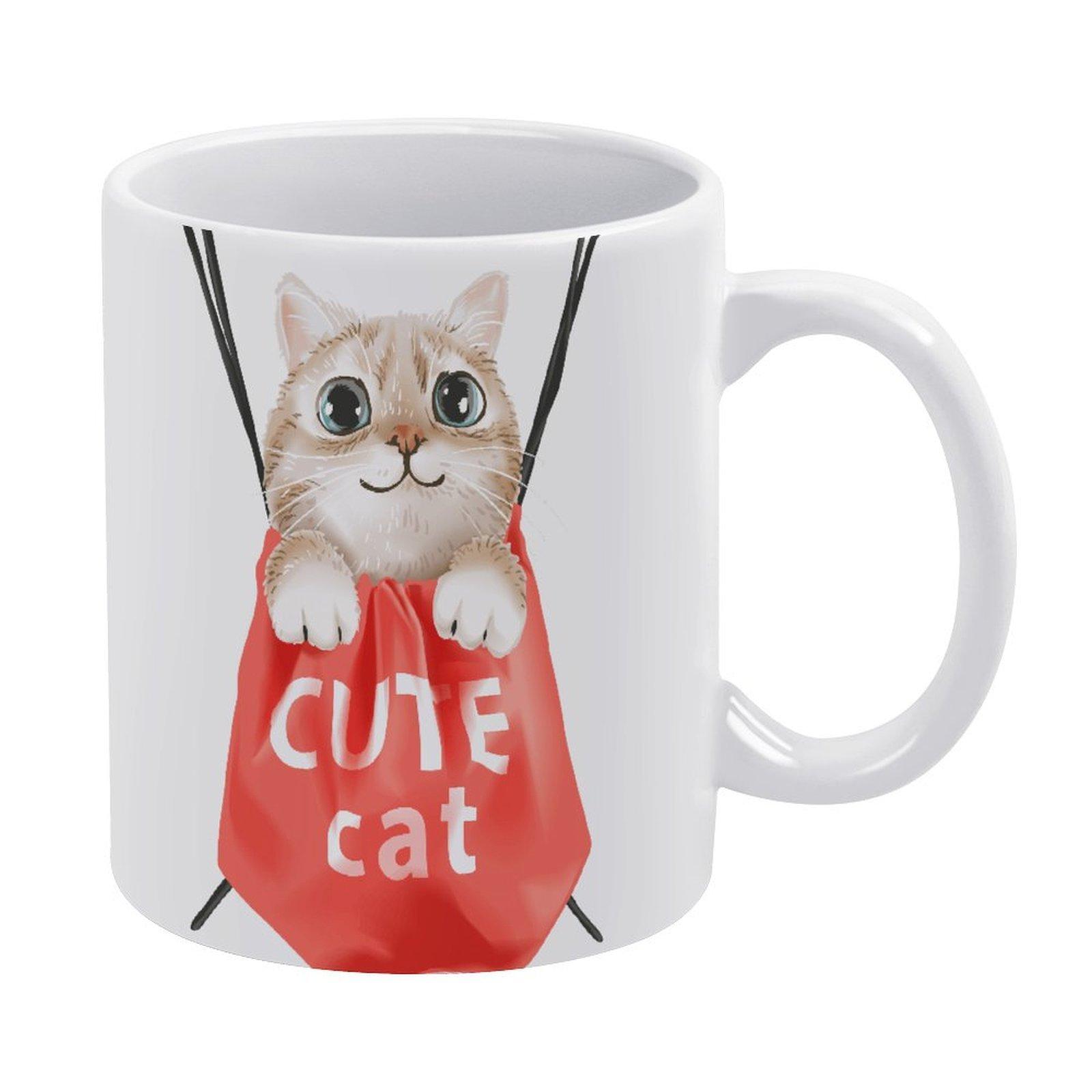 1 шт. 11 унций Белая керамическая кружка с четким двусторонним принтом. Надежная кофейная кружка для дома и офиса. белый
1 шт. 11 унций Белая керамическая кружка с четким двусторонним принтом. Надежная кофейная кружка для дома и офиса. белый