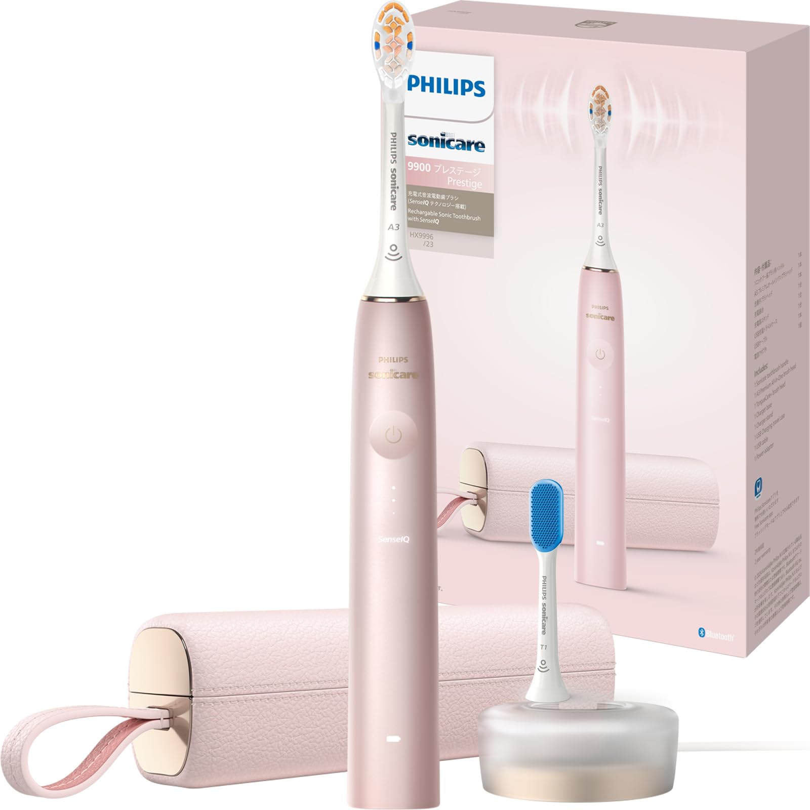 Електрична зубна щітка Philips Sonicare 9900 Prestige Brush Case Pink (Преміум All-in Head/USB-зарядний пристрій/Travel включено) HX9996/23 рожевий
Електрична зубна щітка Philips Sonicare 9900 Prestige Brush Case Pink (Преміум All-in Head/USB-зарядний пристрій/Travel включено) HX9996/23 рожевий