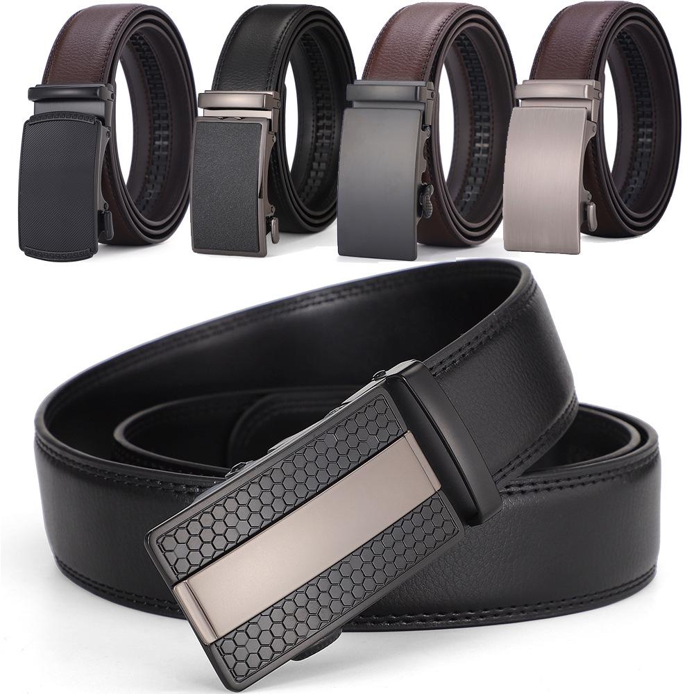 Men s Genuine Leather Automatic Buckle Belt - Cowhide Casual Waist Belt for Pants 115 cm
Men s Genuine Leather Automatic Buckle Belt - Cowhide Casual Waist Belt for Pants 115 cm
