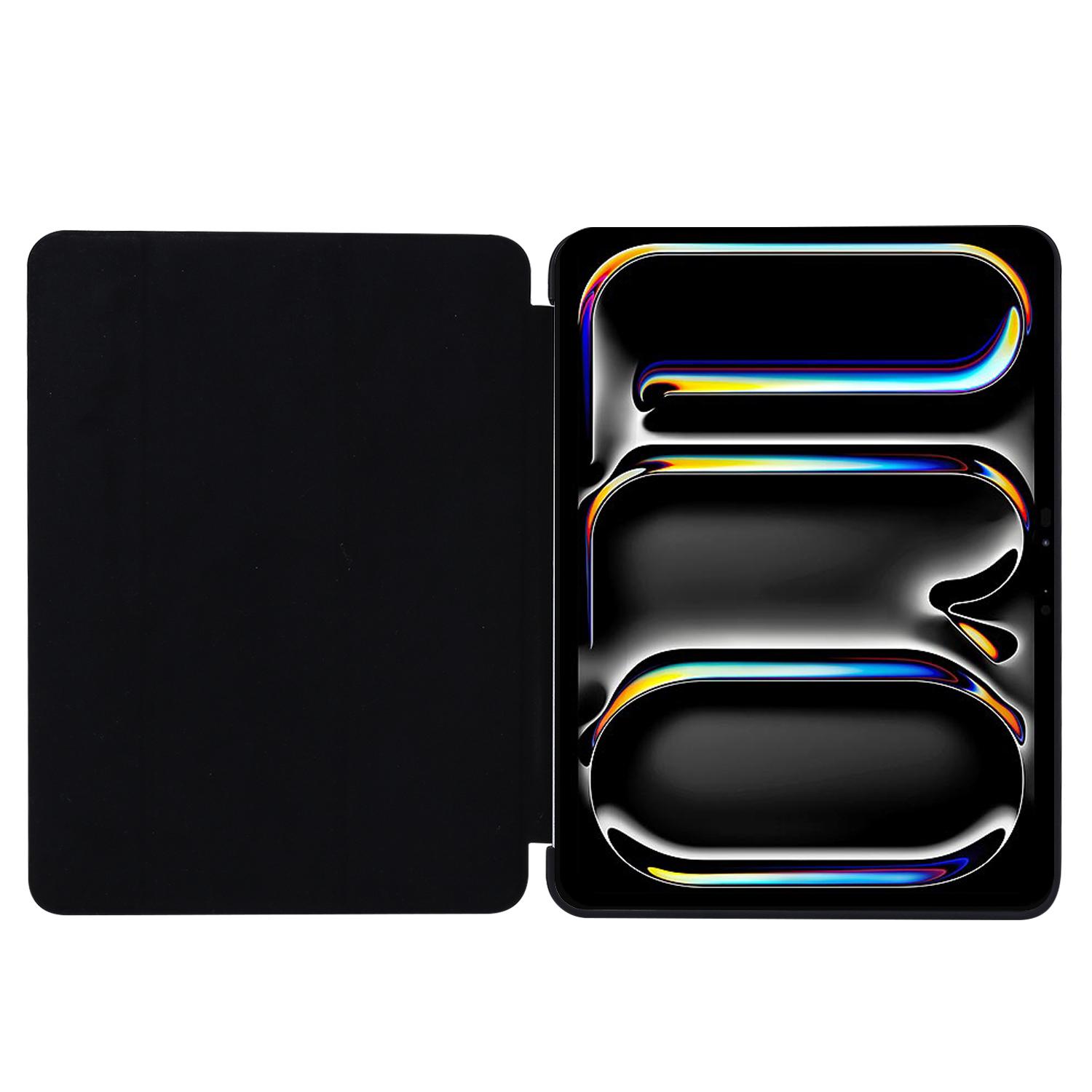 For iPad Pro 13 (2024) Case Tri-Fold Stand Leather+Silicone Tablet Cover Midnight Green
For iPad Pro 13 (2024) Case Tri-Fold Stand Leather+Silicone Tablet Cover Midnight Green