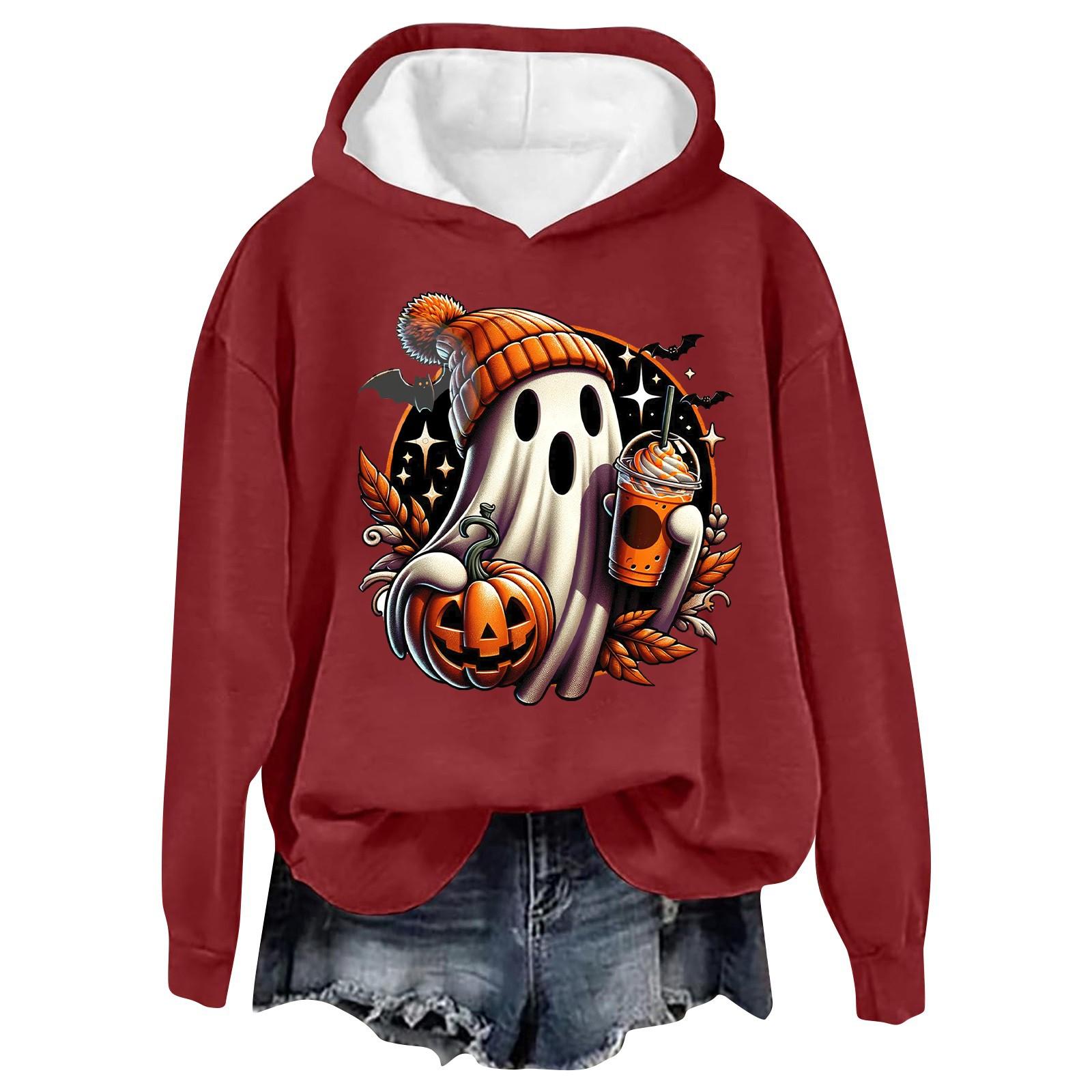 Жіноча модна повсякденна толстовка з капюшоном і капюшоном на Хеллоуїн з літерами XXL червоний
Жіноча модна повсякденна толстовка з капюшоном і капюшоном на Хеллоуїн з літерами XXL червоний