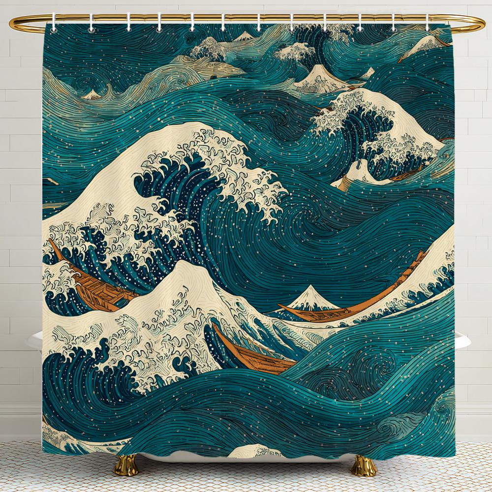 Japanese Mount Fuji Scenery Shower Curtains Building Landscape Cherry Flowers Bathroom Curtain Set Waterproof Fabric With Hooks 35x70in-90x180cm
Japanese Mount Fuji Scenery Shower Curtains Building Landscape Cherry Flowers Bathroom Curtain Set Waterproof Fabric With Hooks 35x70in-90x180cm