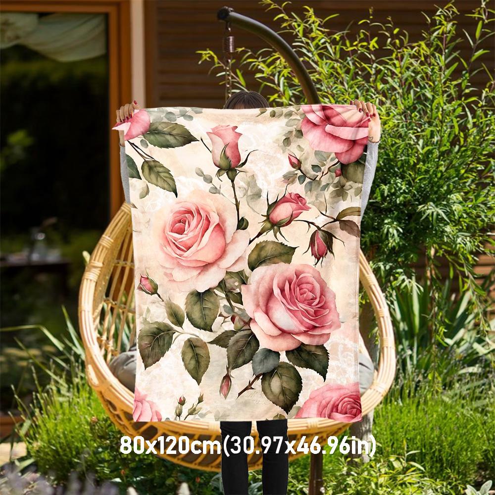 1PC Rose LaceOutdoor Flannel Blanket - Soft Plush Decor for Picnics, camping, Bedroom, Playroom, Office, or Lunch Break 1337A 80x120cm(31x47inch)
1PC Rose LaceOutdoor Flannel Blanket - Soft Plush Decor for Picnics, camping, Bedroom, Playroom, Office, or Lunch Break 1337A 80x120cm(31x47inch)