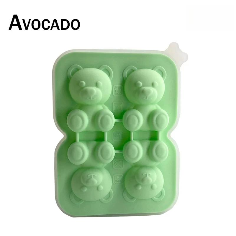 Creative Bear Ice Block Mold Food Grade Silicone Household Ice Box Cartoon Ice Mold Easy Demolding Operation Comes with Funnel 1PCS авокадо
Creative Bear Ice Block Mold Food Grade Silicone Household Ice Box Cartoon Ice Mold Easy Demolding Operation Comes with Funnel 1PCS авокадо