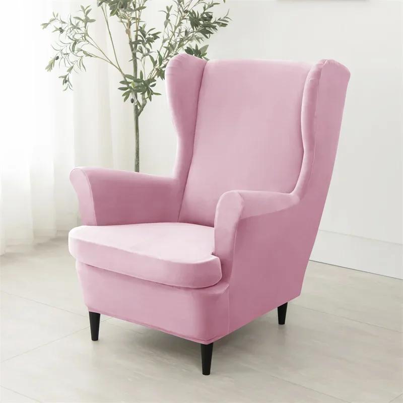 Оксамитова накидка на крісло з крилами, еластичні чохли на крісло з крилами, чохли на диван з подушкою для сидіння, однотонні чохли на диван, чохли на крісло з високою спинкою
Оксамитова накидка на крісло з крилами, еластичні чохли на крісло з крилами, чохли на диван з подушкою для сидіння, однотонні чохли на диван, чохли на крісло з високою спинкою