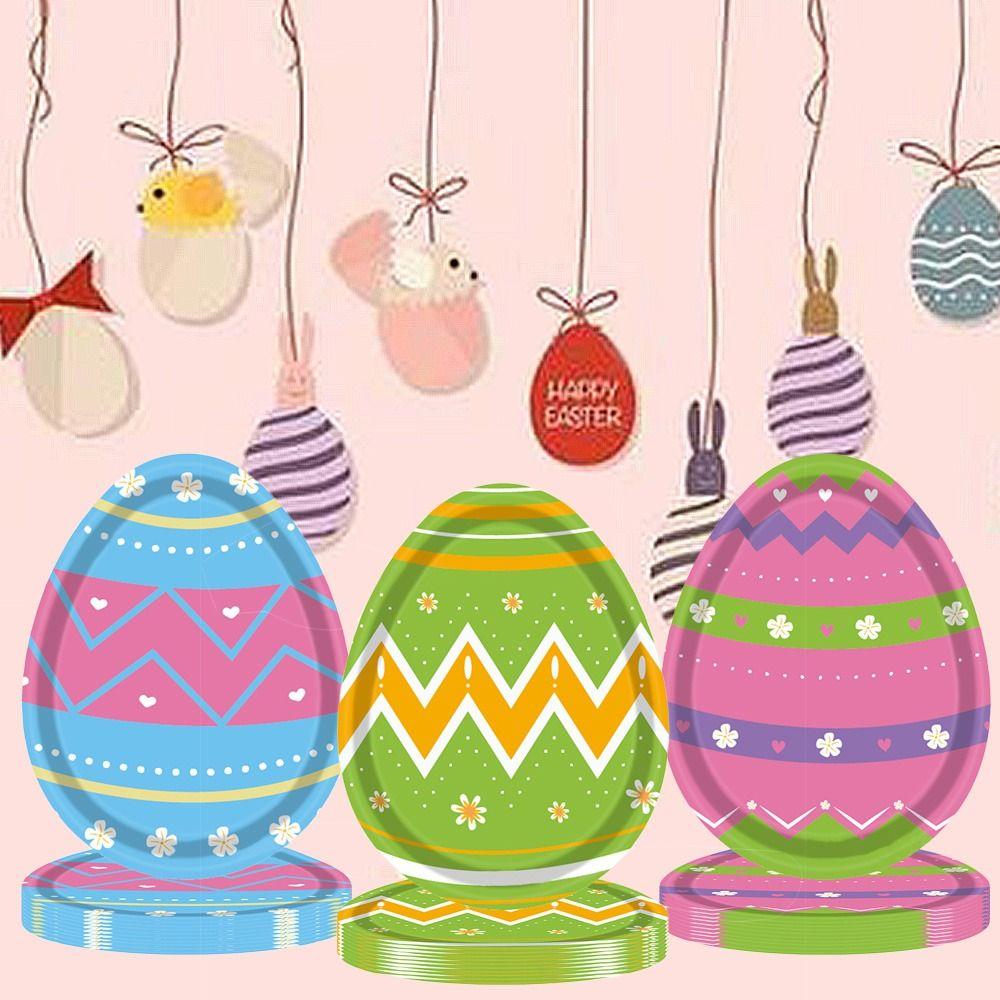 Красочные яйца Посуда Одноразовые одноразовые тарелки Новая пасхальная одноразовая посуда Пасхальный день 
Красочные яйца Посуда Одноразовые одноразовые тарелки Новая пасхальная одноразовая посуда Пасхальный день