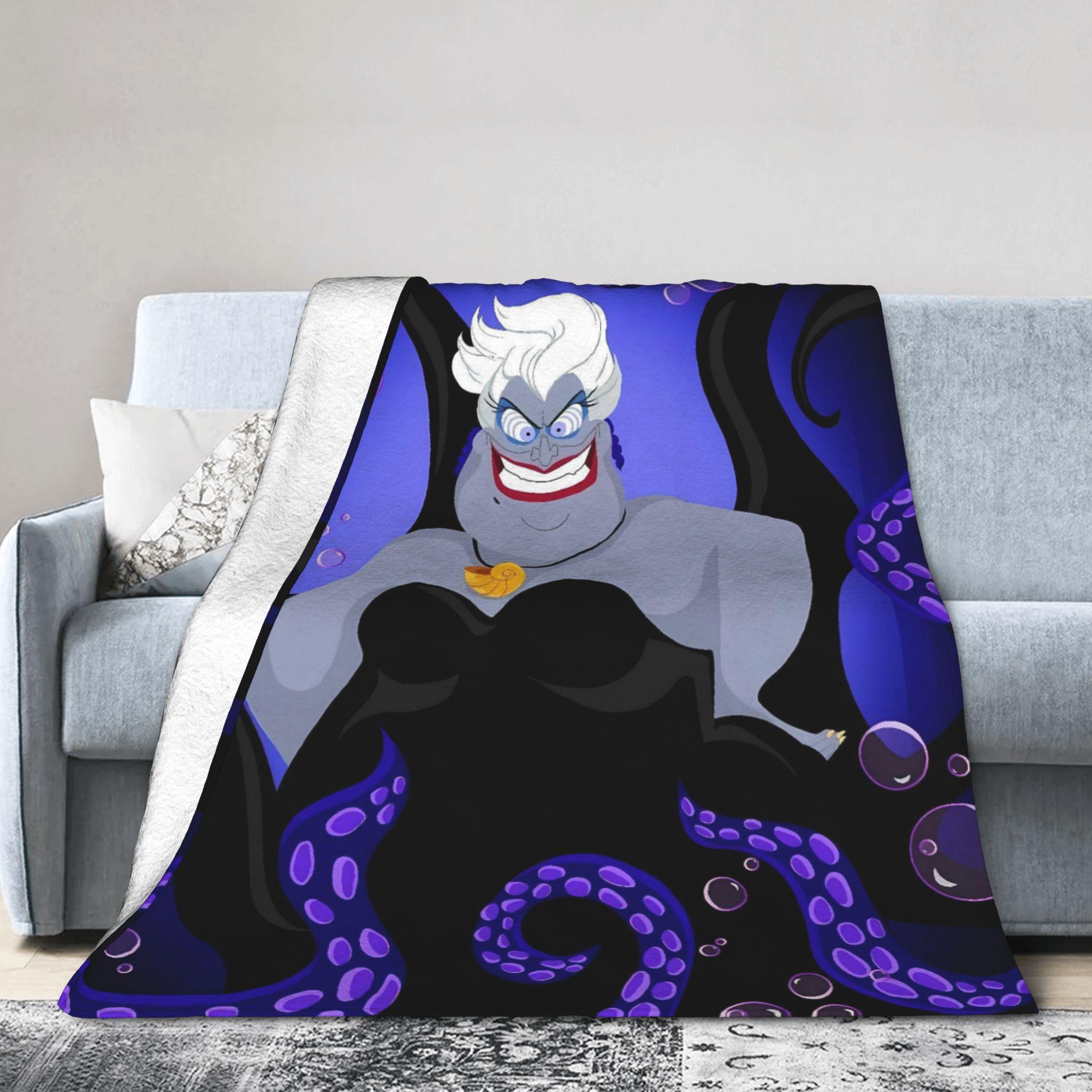 Sea Witch Ursula Blanket Quality Super Warm The Little Mermaid Throw Blanket Spring Children Couch Bed Novelty Bedspread 75x90cm
Sea Witch Ursula Blanket Quality Super Warm The Little Mermaid Throw Blanket Spring Children Couch Bed Novelty Bedspread 75x90cm