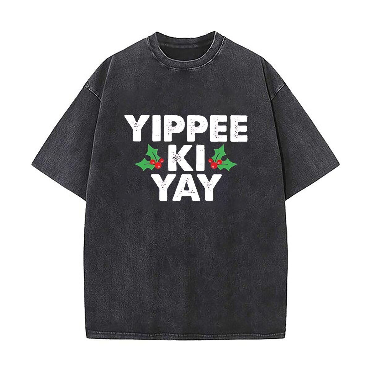 Yippee Ki Yay Mountaineering Mens Summer Tshirt Short Sleeve Loose Streetwear Short Sleeve Tops S
Yippee Ki Yay Mountaineering Mens Summer Tshirt Short Sleeve Loose Streetwear Short Sleeve Tops S