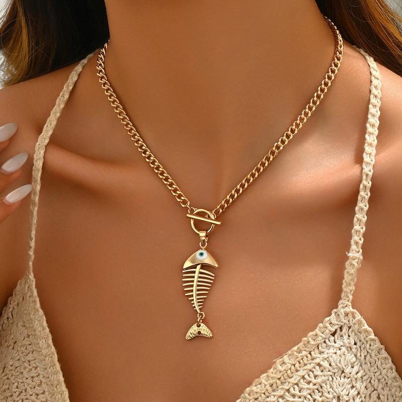 Hip Hop Ins Style Fish Bone Pendant Necklace Women Summer Wearing Niche Fashion Jewelry Holiday золотой
Hip Hop Ins Style Fish Bone Pendant Necklace Women Summer Wearing Niche Fashion Jewelry Holiday золотой