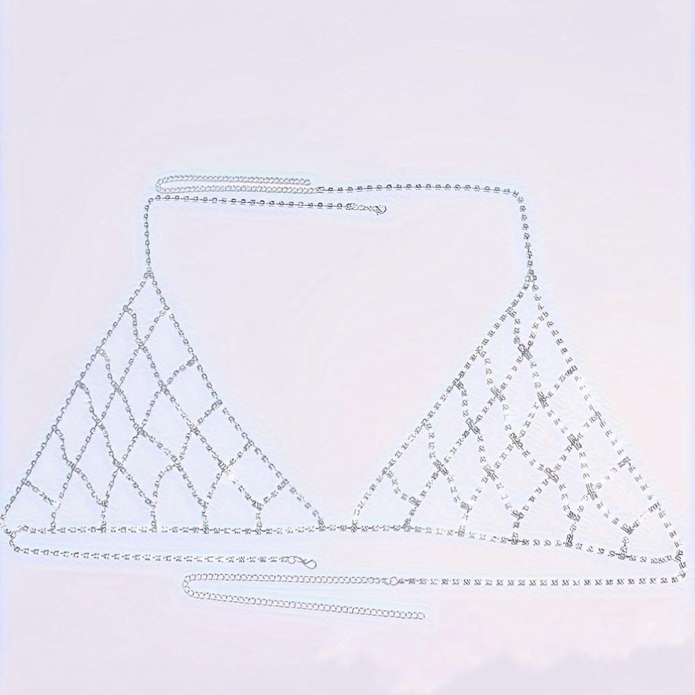 European And American Jewelry, Personalized Hollow Mesh Claw Chain Full Of Diamond Clothing Women, Sexy Geometric Bikini Body Chain серебряный
European And American Jewelry, Personalized Hollow Mesh Claw Chain Full Of Diamond Clothing Women, Sexy Geometric Bikini Body Chain серебряный