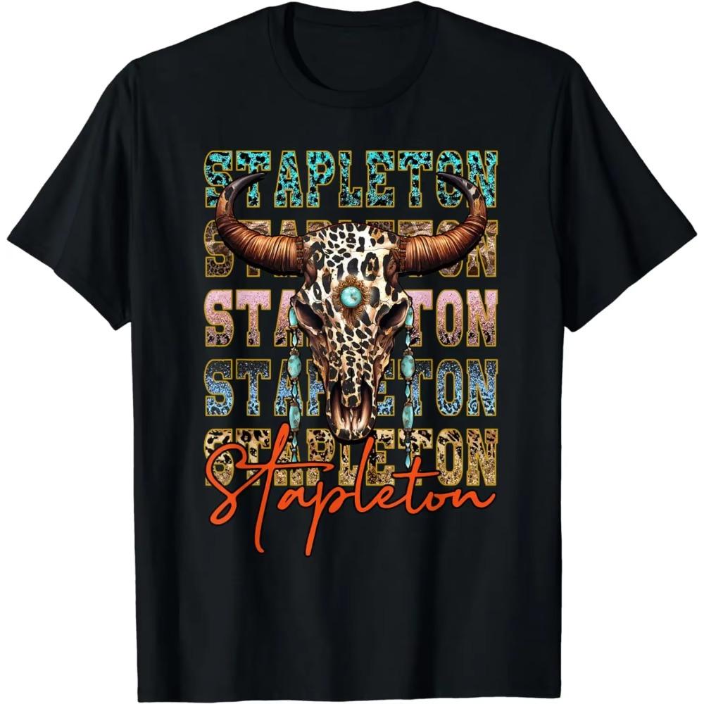 Vintage Stapleton Cow & Leopard Distressed Music Country 80s T-Shirt XXXXXL темно-синього кольору
Vintage Stapleton Cow & Leopard Distressed Music Country 80s T-Shirt XXXXXL темно-синього кольору