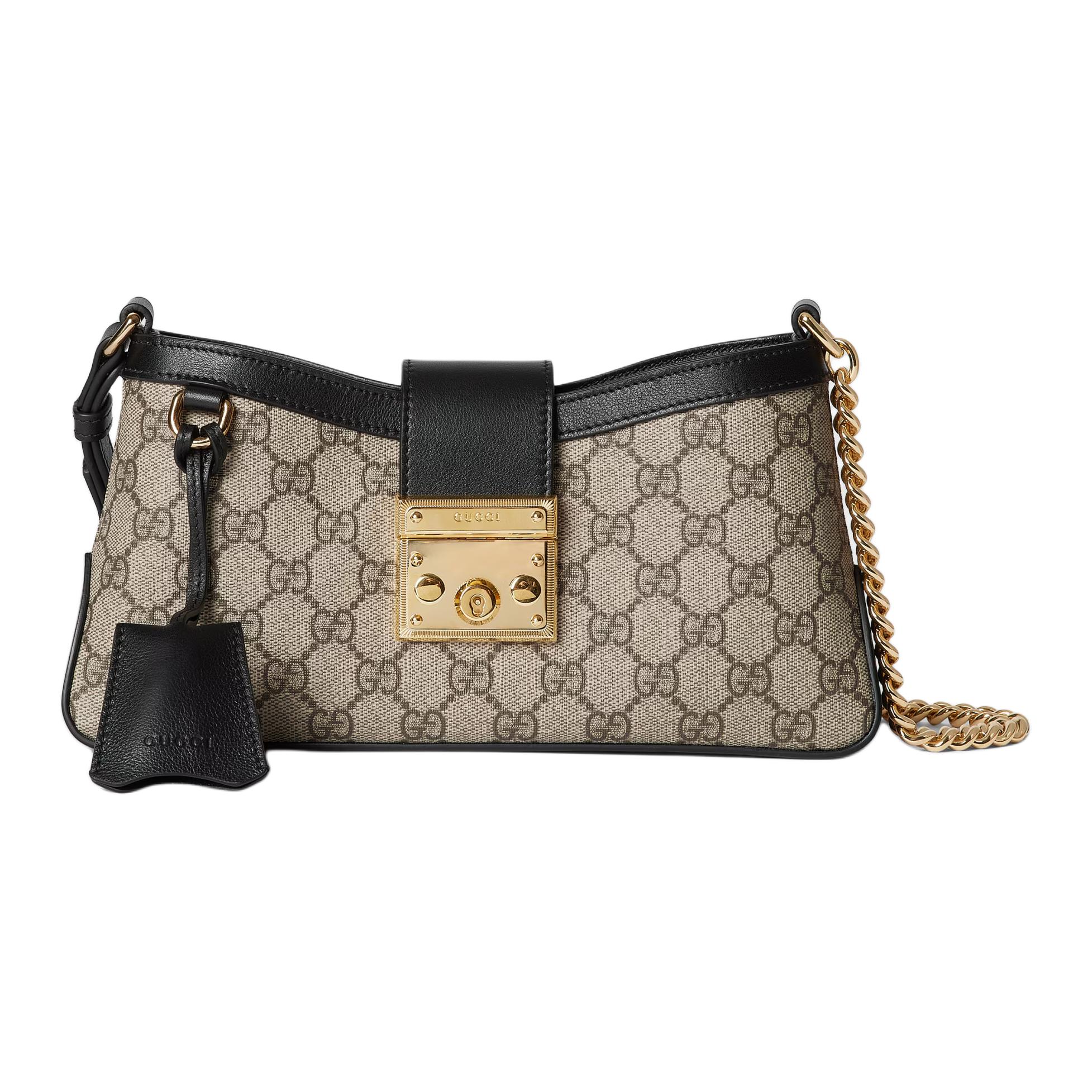 Gucci Detachable Adjustable Shoulder Strap Padlock Closure Canvas And Leather Trim Handbag Women handbags Black 811705-KHNKG-9769 Basic Set (Bag+Dust Bag)
Gucci Detachable Adjustable Shoulder Strap Padlock Closure Canvas And Leather Trim Handbag Women handbags Black 811705-KHNKG-9769 Basic Set (Bag+Dust Bag)