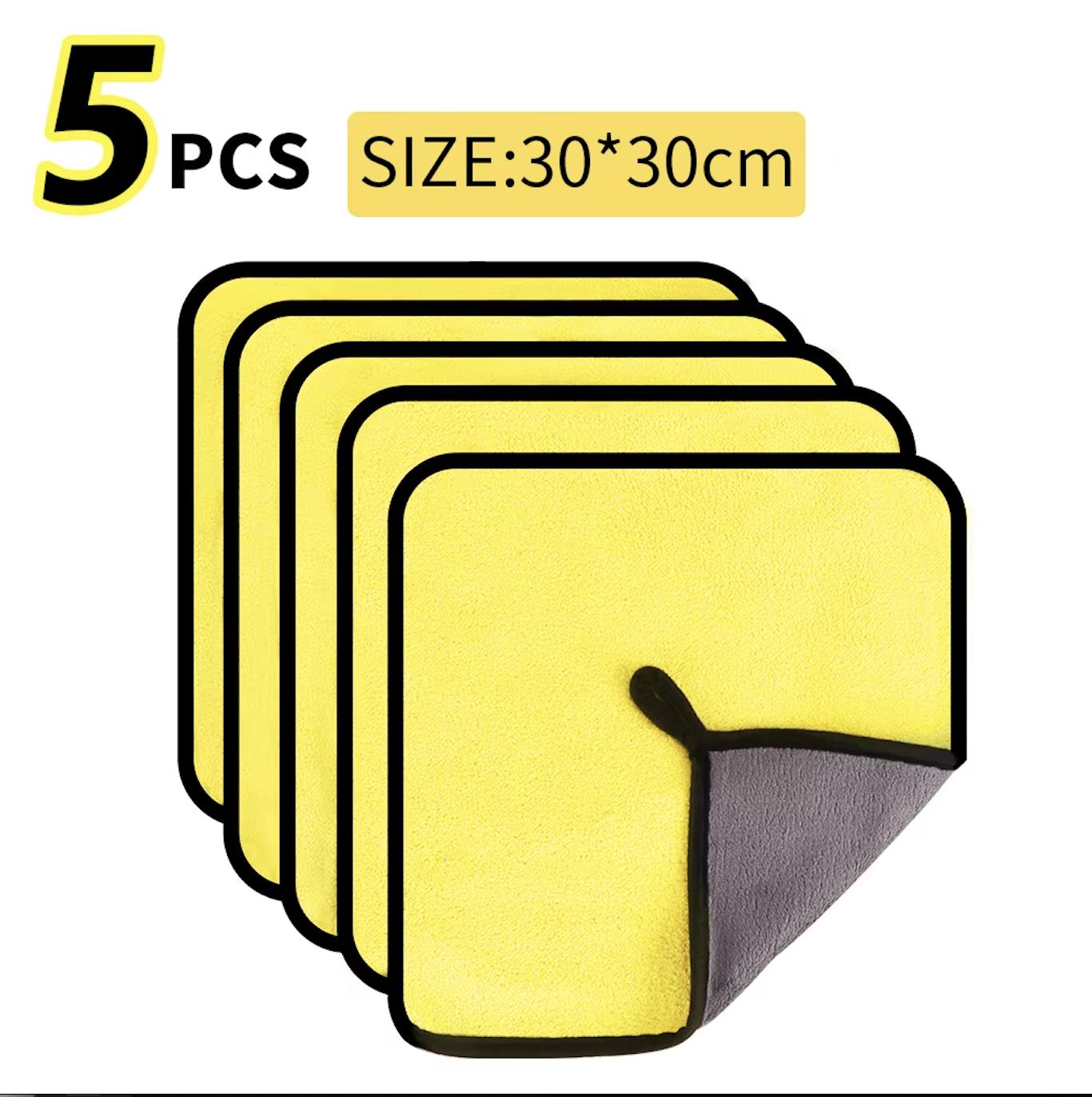 5Pcs Car Wash Microfiber Towel 30*30CM Car Cleaning Drying Cloth Care Cloth Car Wash Towel Kitchen Towel
5Pcs Car Wash Microfiber Towel 30*30CM Car Cleaning Drying Cloth Care Cloth Car Wash Towel Kitchen Towel