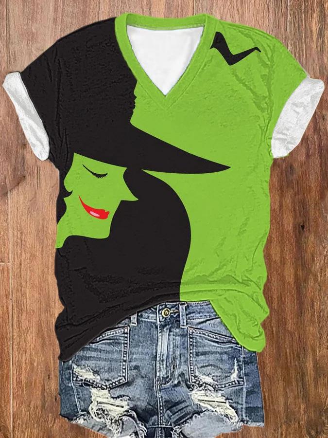 Топ с ведьминским узором ICKE, 3D цифровая печать, женский, с V-образным вырезом, приталенный, удобная футболка 3410 4XL
Топ с ведьминским узором ICKE, 3D цифровая печать, женский, с V-образным вырезом, приталенный, удобная футболка 3410 4XL