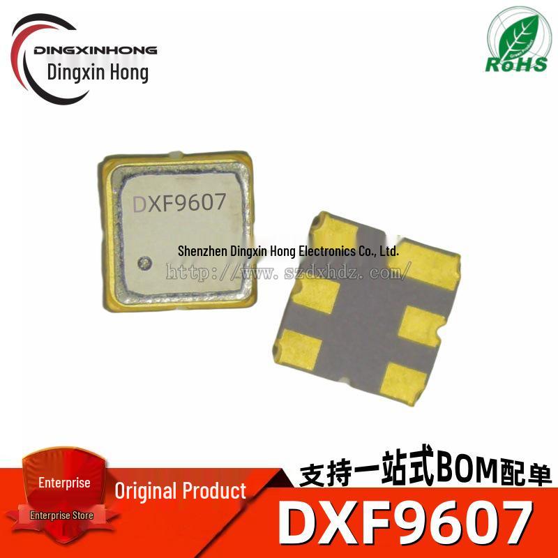 DXF9607 SAW Filter: 1722.5MHz Center Frequency, 25MHz Bandwidth, 1.8dB Insertion Loss.
DXF9607 SAW Filter: 1722.5MHz Center Frequency, 25MHz Bandwidth, 1.8dB Insertion Loss.