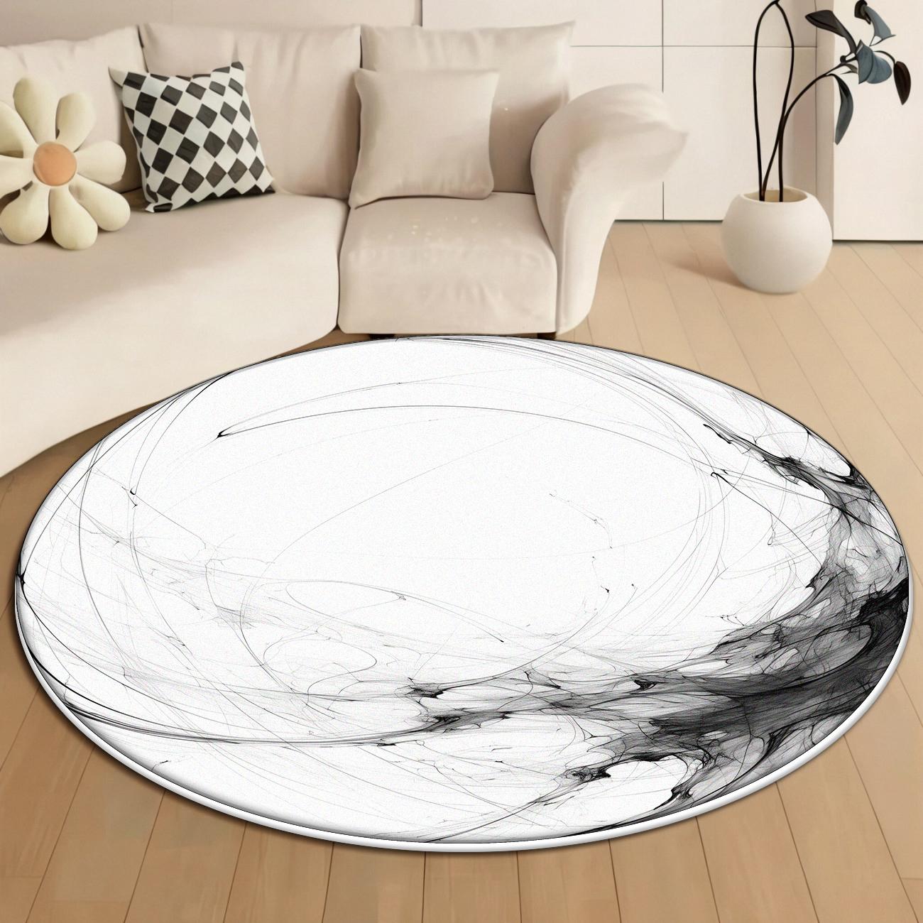 Современный абстрактный круглый ковер для украшения гостиной, прикроватные коврики для спальни, большие ковры для лаунджа, офиса, моющиеся, нескользящие напольные коврики 80x80cm
Современный абстрактный круглый ковер для украшения гостиной, прикроватные коврики для спальни, большие ковры для лаунджа, офиса, моющиеся, нескользящие напольные коврики 80x80cm