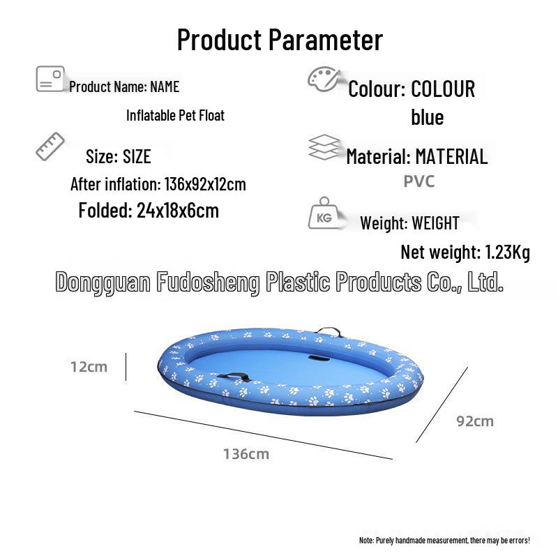 In-Stock Inflatable Pet Raft for Dogs & Cats - Floating Pool Boat (Handle Included) - Summer Fun Supplies 136x92x12 cm синий
In-Stock Inflatable Pet Raft for Dogs & Cats - Floating Pool Boat (Handle Included) - Summer Fun Supplies 136x92x12 cm синий