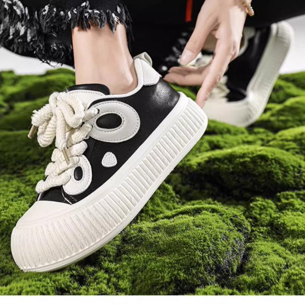 2025 autumn thick baseplate shoes personalized giant head panda Internet celebrity women s shoes sports and leisure student versatile trend women s m 40 чорний
2025 autumn thick baseplate shoes personalized giant head panda Internet celebrity women s shoes sports and leisure student versatile trend women s m 40 чорний