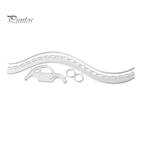 Автомобильная дорога Металлические режущие штампы DIY Скрапбукинг Тиснение Бумага Карты Ремесло Трафарет серебряный
Автомобильная дорога Металлические режущие штампы DIY Скрапбукинг Тиснение Бумага Карты Ремесло Трафарет серебряный