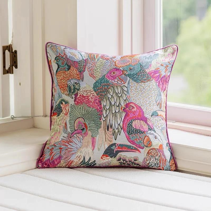 Cushion Cover Color Woven Jacquard Decorative Sofa Pillow Cushion Cover Home Bedside Pillowcase American Colors 45X45cm
Cushion Cover Color Woven Jacquard Decorative Sofa Pillow Cushion Cover Home Bedside Pillowcase American Colors 45X45cm