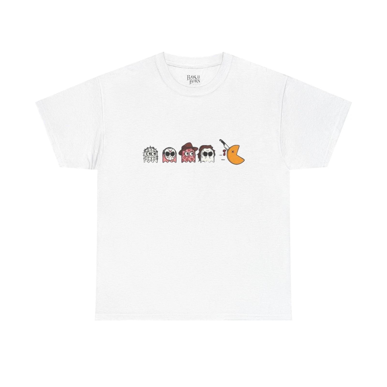 Cute Horror Character Faces pacman tee 2XL
Cute Horror Character Faces pacman tee 2XL