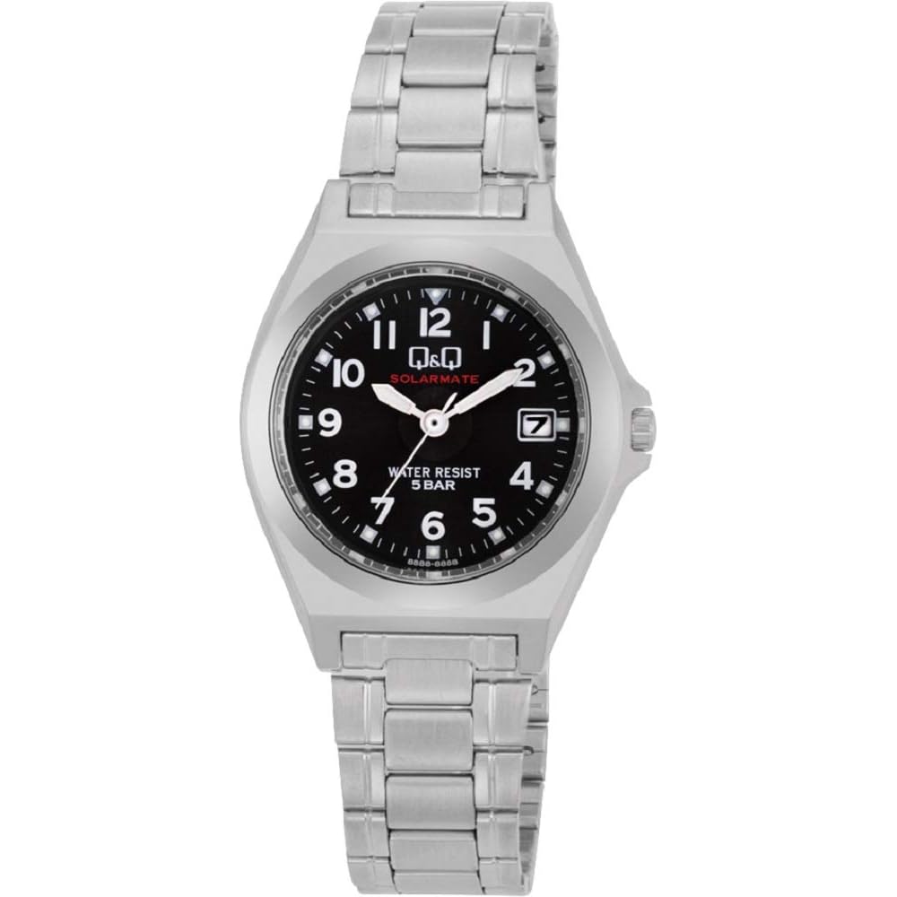 Citizen Q&Q Analog Solar Waterproof Date Watch Black Dial Metal Band Women s Silver
Citizen Q&Q Analog Solar Waterproof Date Watch Black Dial Metal Band Women s Silver