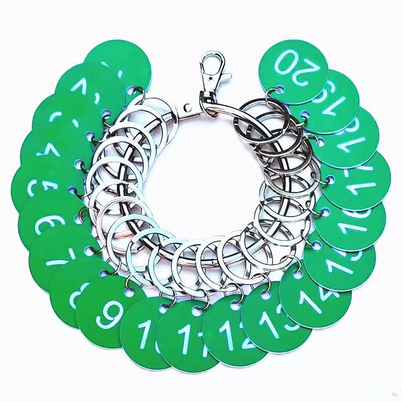 Large Multi-Hook Keychain with Label Tag for Key Management
Large Multi-Hook Keychain with Label Tag for Key Management