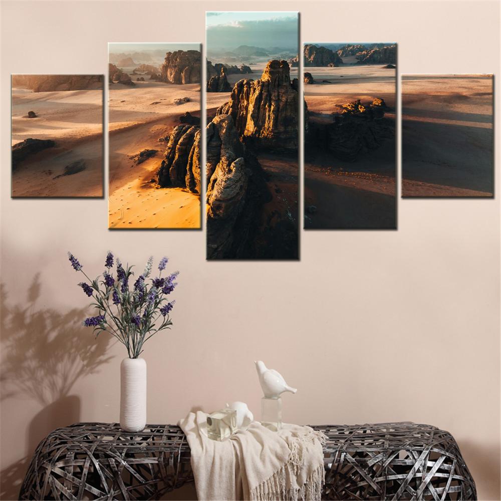 5 Pieces Canvas Wall Arts Poster Paitning Nature Sandstone Plateau Hisma Desert Wallpaper Interior Home Decor Bedroom Artwork 20X35 20X45 20X55CM
5 Pieces Canvas Wall Arts Poster Paitning Nature Sandstone Plateau Hisma Desert Wallpaper Interior Home Decor Bedroom Artwork 20X35 20X45 20X55CM