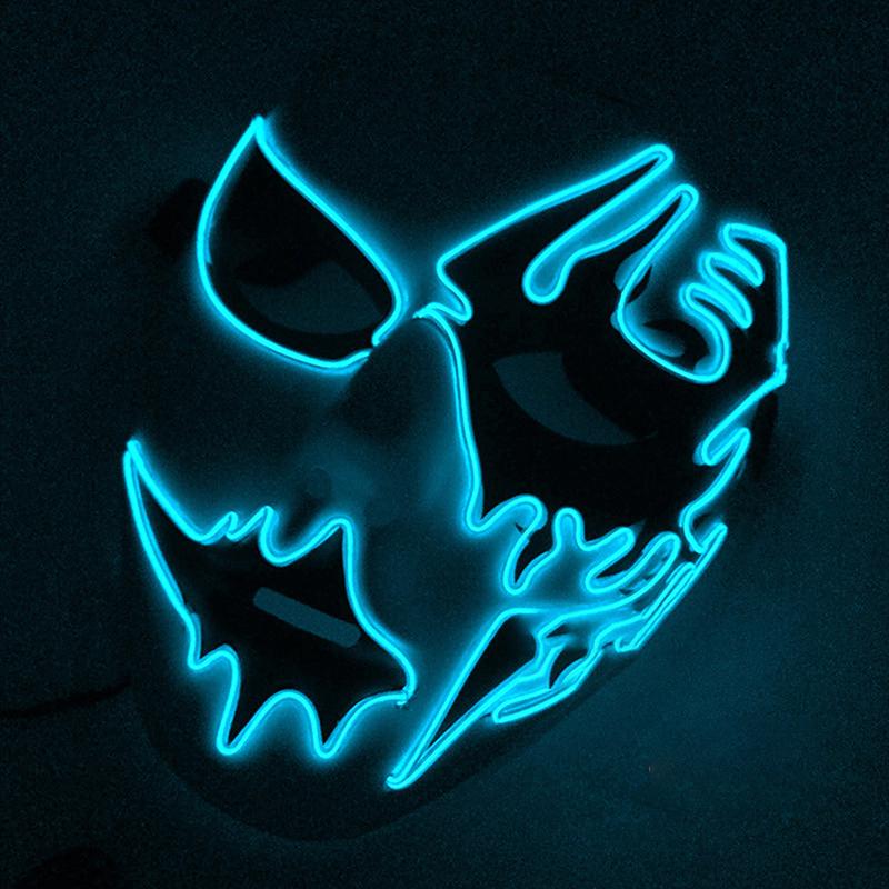 With Face Mask Led Light For Party Halloween Dance Cosplay Carnival Decor Lot Er LightBlue
With Face Mask Led Light For Party Halloween Dance Cosplay Carnival Decor Lot Er LightBlue