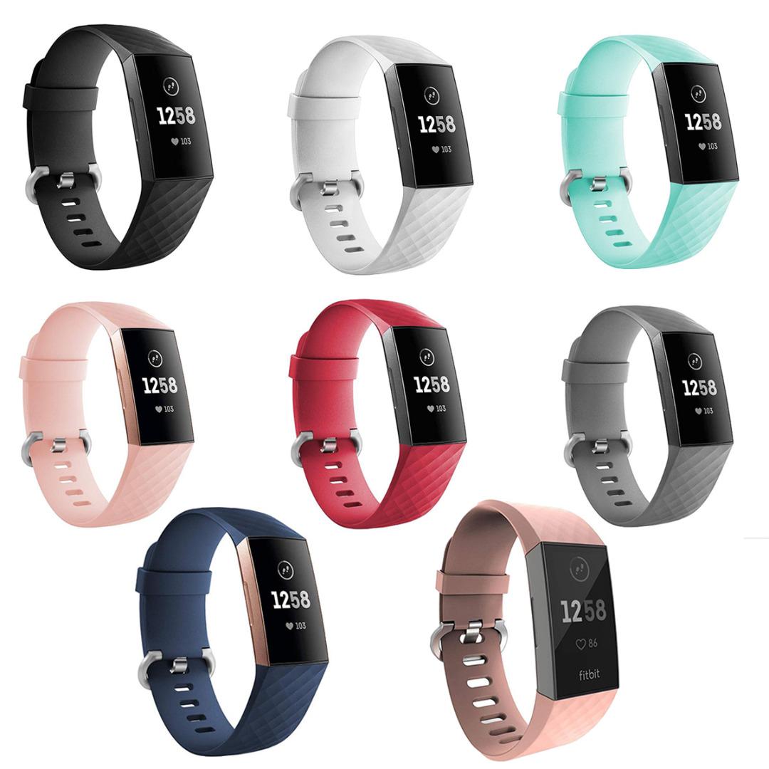 Malinaisi для Fitbit Charge 3, сменный силиконовый ремешок для часов с ромбовидным узором 
Malinaisi для Fitbit Charge 3, сменный силиконовый ремешок для часов с ромбовидным узором