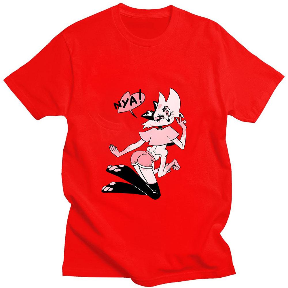 Angel Dust T Shirt Cartoon Print Anime Unisex Tee-Shirt Short Sleeve Kawaii Casual Tshirt Ropa Mujer Comfortable Soft Clothing XS червоний
Angel Dust T Shirt Cartoon Print Anime Unisex Tee-Shirt Short Sleeve Kawaii Casual Tshirt Ropa Mujer Comfortable Soft Clothing XS червоний