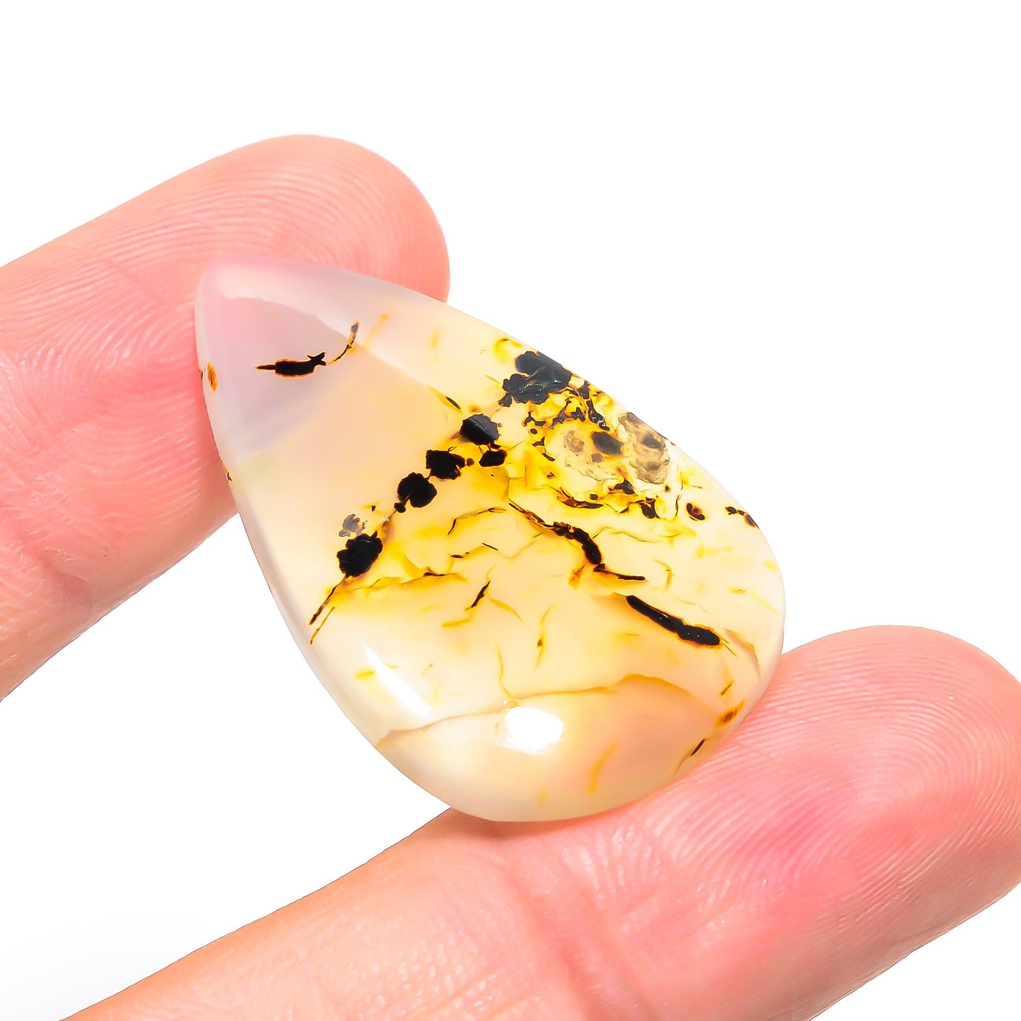 Natural Montana Agate 2.4x3.8cm Cabochon Fine Loose Gemstone 32.15Cts. h9L85 коричневый
Natural Montana Agate 2.4x3.8cm Cabochon Fine Loose Gemstone 32.15Cts. h9L85 коричневый