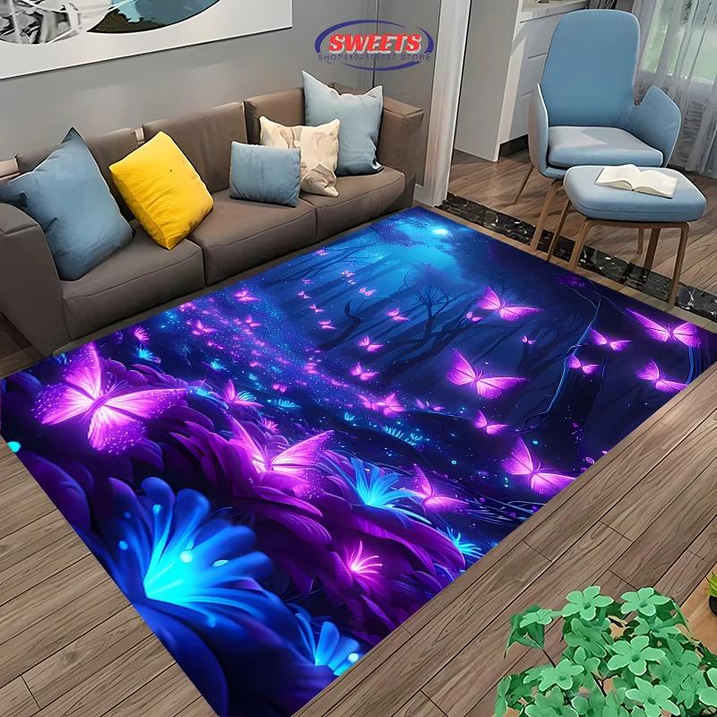 NO.2 Beautiful Butterfly Carpet, Rug for Living Room Bedroom Sofa Doormat Decor, Durable Non-slip Floor Mat,Machine Washable Mat 50x80cm (20x31in)
NO.2 Beautiful Butterfly Carpet, Rug for Living Room Bedroom Sofa Doormat Decor, Durable Non-slip Floor Mat,Machine Washable Mat 50x80cm (20x31in)