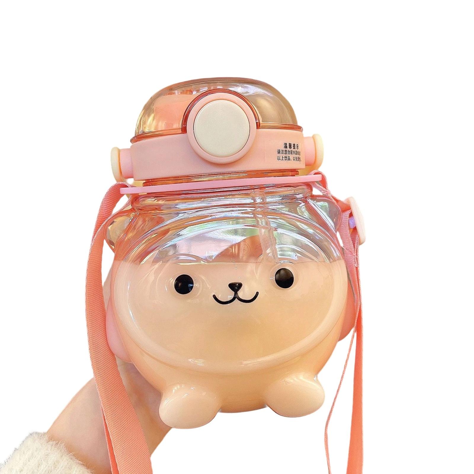 Cute Double Drink Water Cup Cartoon Bear Straw Cup for Kids Girls Large Capacity Plastic Cup one size рожевий
Cute Double Drink Water Cup Cartoon Bear Straw Cup for Kids Girls Large Capacity Plastic Cup one size рожевий