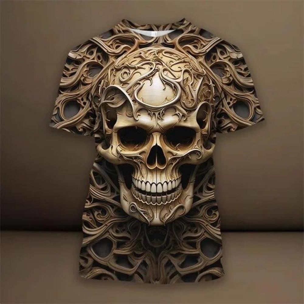 New Retro Skeleton Pattern T Shirt For Man Luxury Skull 3D Printed Summer Harajuku Short Sleeve Loose Street Tops Sport T-shirts 6XL
New Retro Skeleton Pattern T Shirt For Man Luxury Skull 3D Printed Summer Harajuku Short Sleeve Loose Street Tops Sport T-shirts 6XL