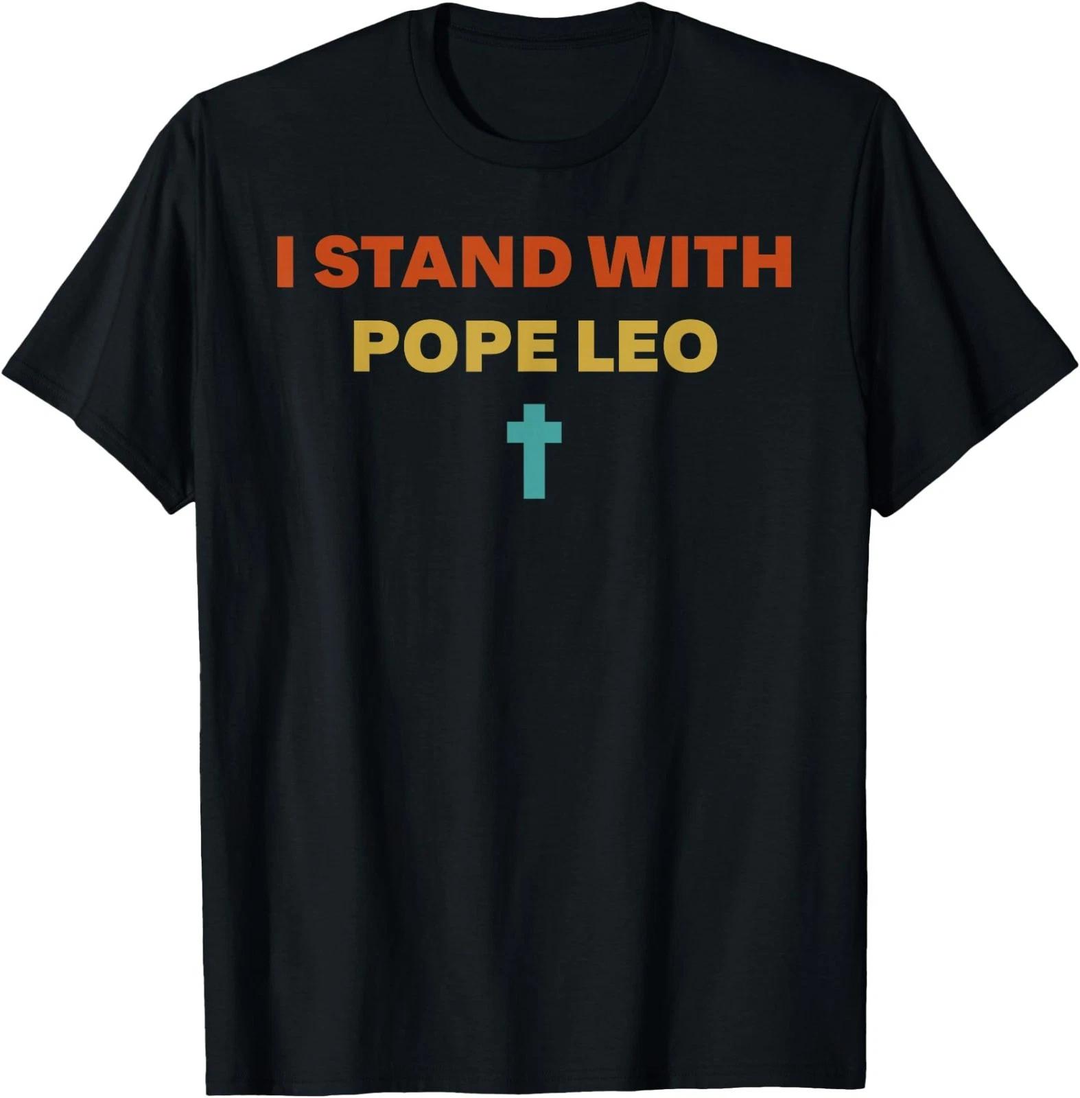 I Stand with Pope Leo T-Shirt 2XL
I Stand with Pope Leo T-Shirt 2XL