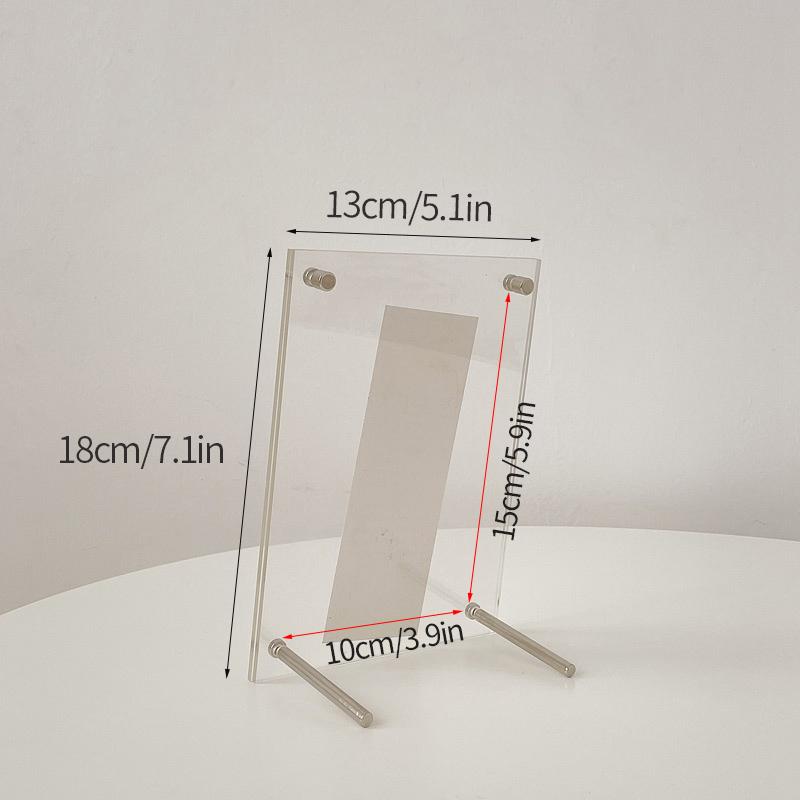 Acrylic Photo Frame Kpop Photocard Holder Transparent Card Frame Picture Display Stand Kpop Photo Support Bedroom Desktop Decor
Acrylic Photo Frame Kpop Photocard Holder Transparent Card Frame Picture Display Stand Kpop Photo Support Bedroom Desktop Decor