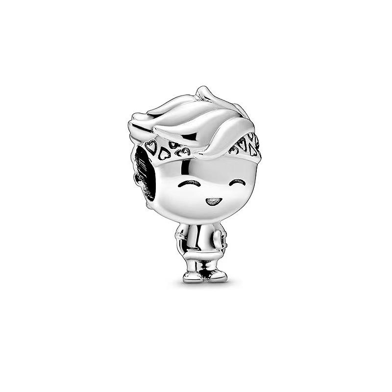 Sparkling Girl Boy Dangle Stroller Baby Bottle Charm Bead European Silver Bracelet Necklace DIY Jewelry Gift for Women
Sparkling Girl Boy Dangle Stroller Baby Bottle Charm Bead European Silver Bracelet Necklace DIY Jewelry Gift for Women
