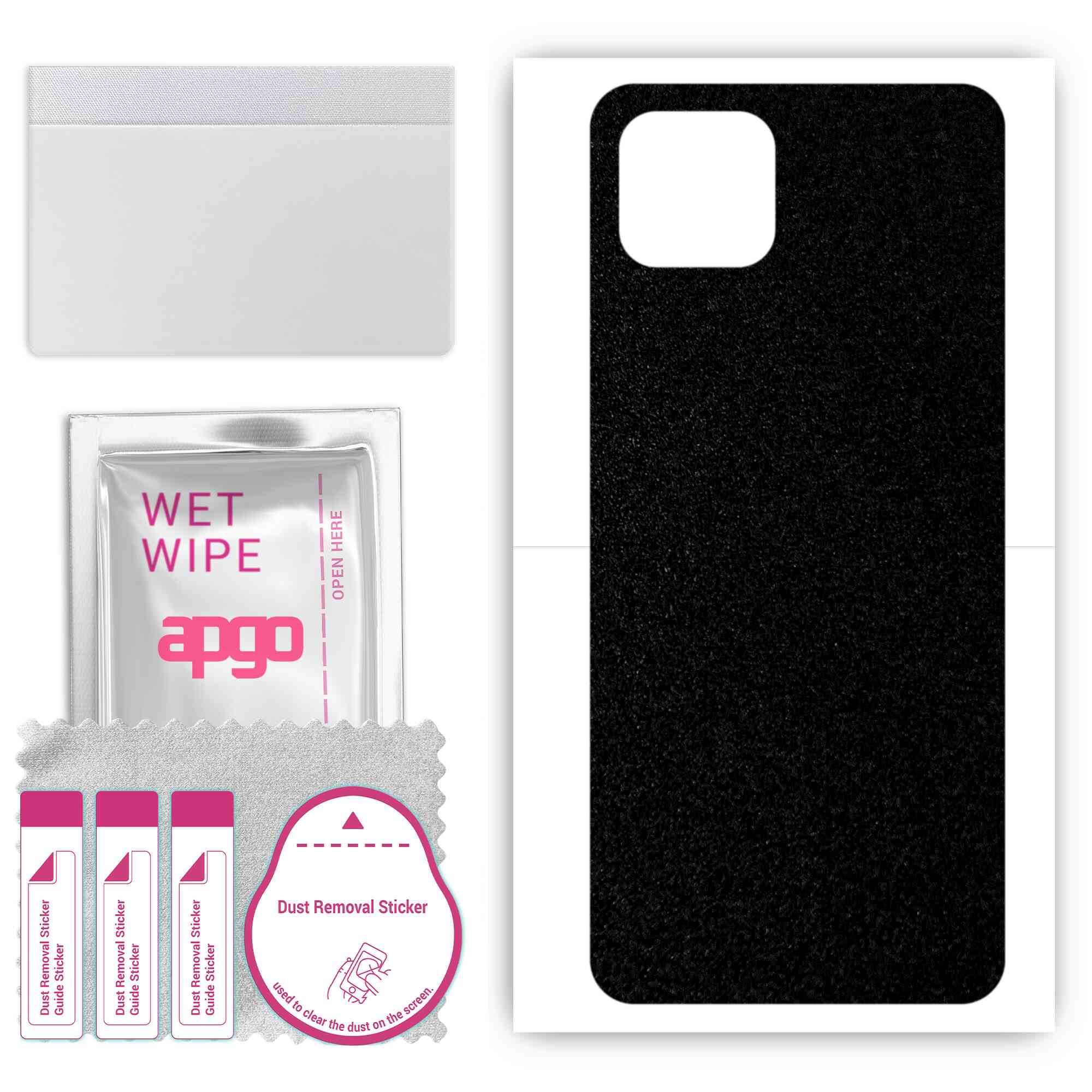 apgo Protective Skin Sticker for the back compatible with Oppo A92s, Wrap Film, Foil, Vinyl - Pattern Matte Black
apgo Protective Skin Sticker for the back compatible with Oppo A92s, Wrap Film, Foil, Vinyl - Pattern Matte Black