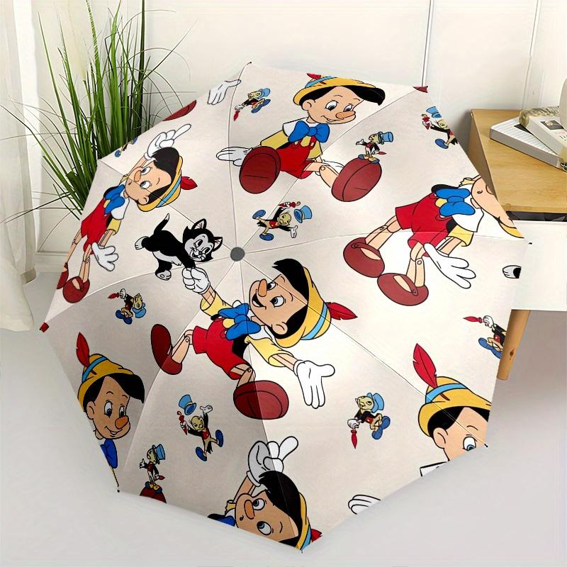 Disney Pinocchio Gepetto Automatic Opening and Closing Umbrella Suitable for all occasion and business umbrella, unisex portable tri fold
Disney Pinocchio Gepetto Automatic Opening and Closing Umbrella Suitable for all occasion and business umbrella, unisex portable tri fold