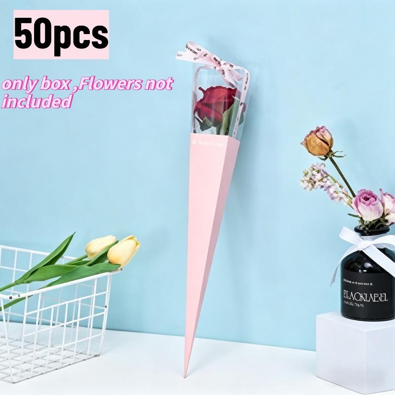 50Pcs Single Rose Flower Boxes Elegant Floral Gift Packaging Valentine Birthday Party Weddings Wedding Favors All Occasion Gift 42x6cm
50Pcs Single Rose Flower Boxes Elegant Floral Gift Packaging Valentine Birthday Party Weddings Wedding Favors All Occasion Gift 42x6cm