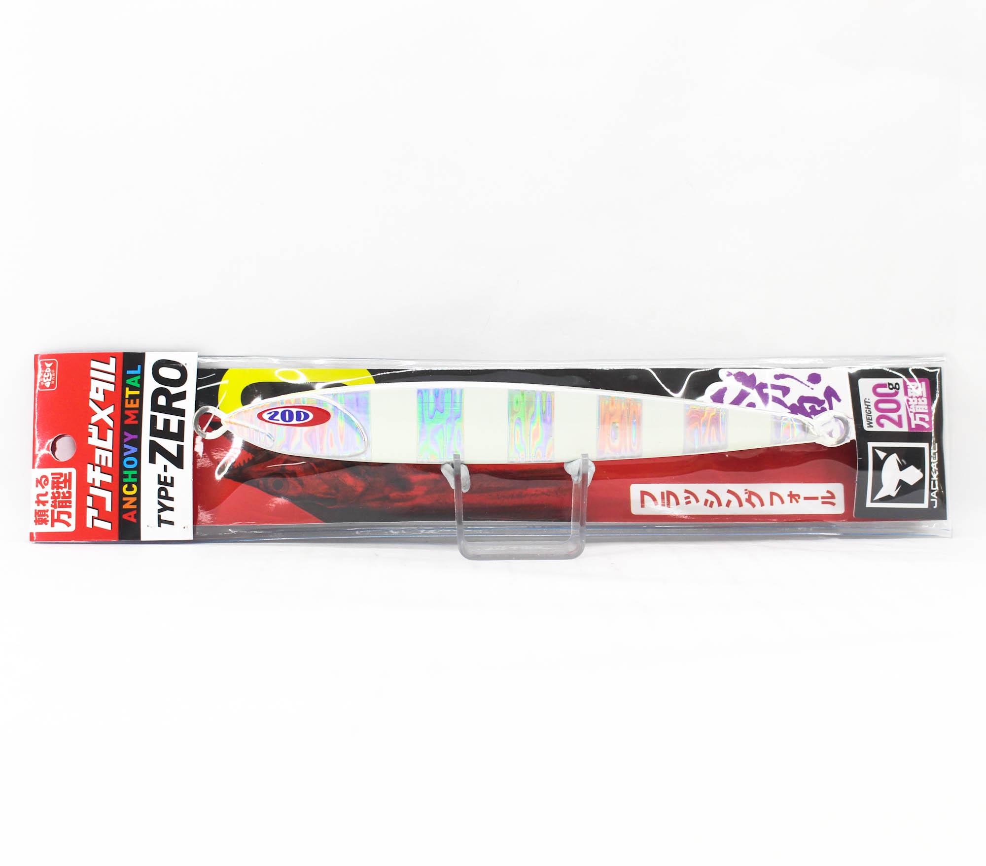 Jackall Metal Jig Anchovy Type 0 Flush Fall 200 grams Glow Stripe (8465)
Jackall Metal Jig Anchovy Type 0 Flush Fall 200 grams Glow Stripe (8465)