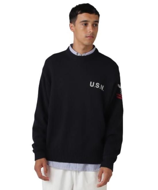 Avirex NAVAL CREWNECK KNIT XL SWEATER, Men s (120), Navy, 783-3932006
Avirex NAVAL CREWNECK KNIT XL SWEATER, Men s (120), Navy, 783-3932006
