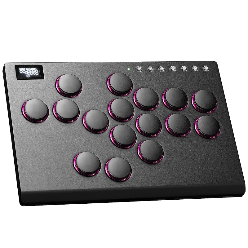 Haute42 Akekon leverless leverless controller 16 ultra-thin low profile buttons Can be placed on your knees Fighting game arcade controller for
Haute42 Akekon leverless leverless controller 16 ultra-thin low profile buttons Can be placed on your knees Fighting game arcade controller for