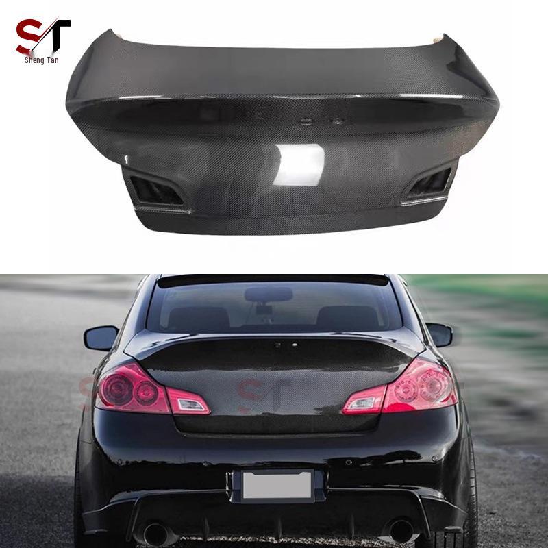Carbon Fiber Ducktail Spoiler for 2007-2013 Infiniti G37/G25 Sedan
Carbon Fiber Ducktail Spoiler for 2007-2013 Infiniti G37/G25 Sedan