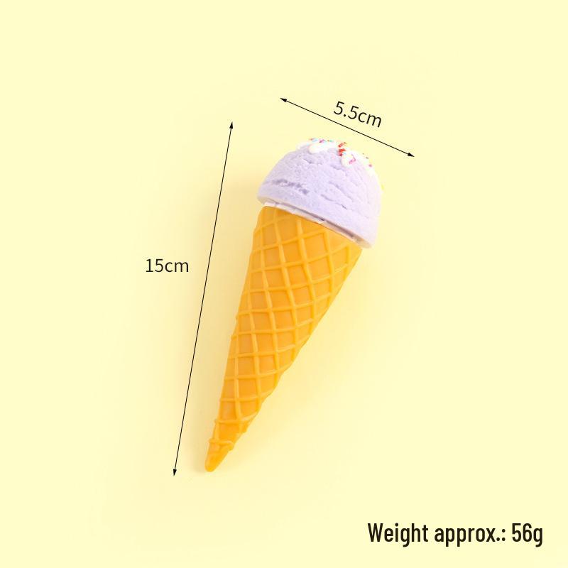PVC Fake Ice Cream Cone Display Prop for Dessert Shop Decor
PVC Fake Ice Cream Cone Display Prop for Dessert Shop Decor