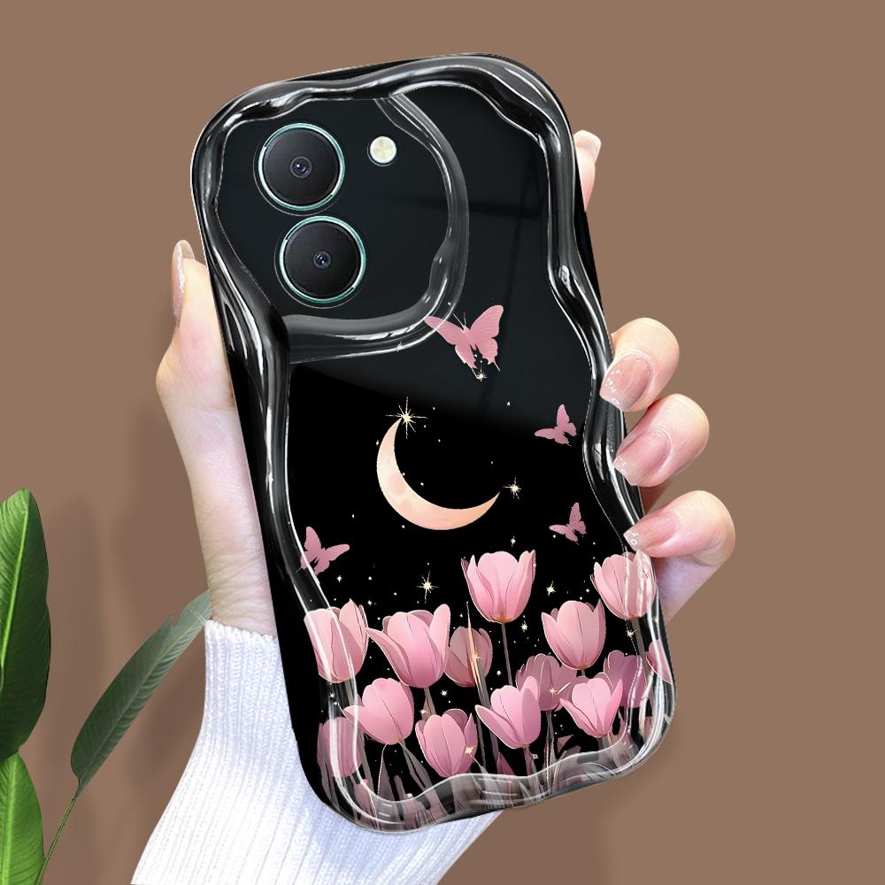 Милый мультяшный узор, кремовая текстура, мягкий силиконовый чехол с волнистыми краями, чехол для телефона для Vivo Vivo X50 Lite чёрный
Милый мультяшный узор, кремовая текстура, мягкий силиконовый чехол с волнистыми краями, чехол для телефона для Vivo Vivo X50 Lite чёрный