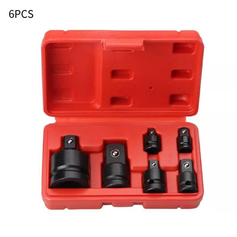 Ударный набор из 6 переходников-редукторов для торцевых головок, красный, инструмент, гаджет для автомобиля, сервис
Ударный набор из 6 переходников-редукторов для торцевых головок, красный, инструмент, гаджет для автомобиля, сервис
