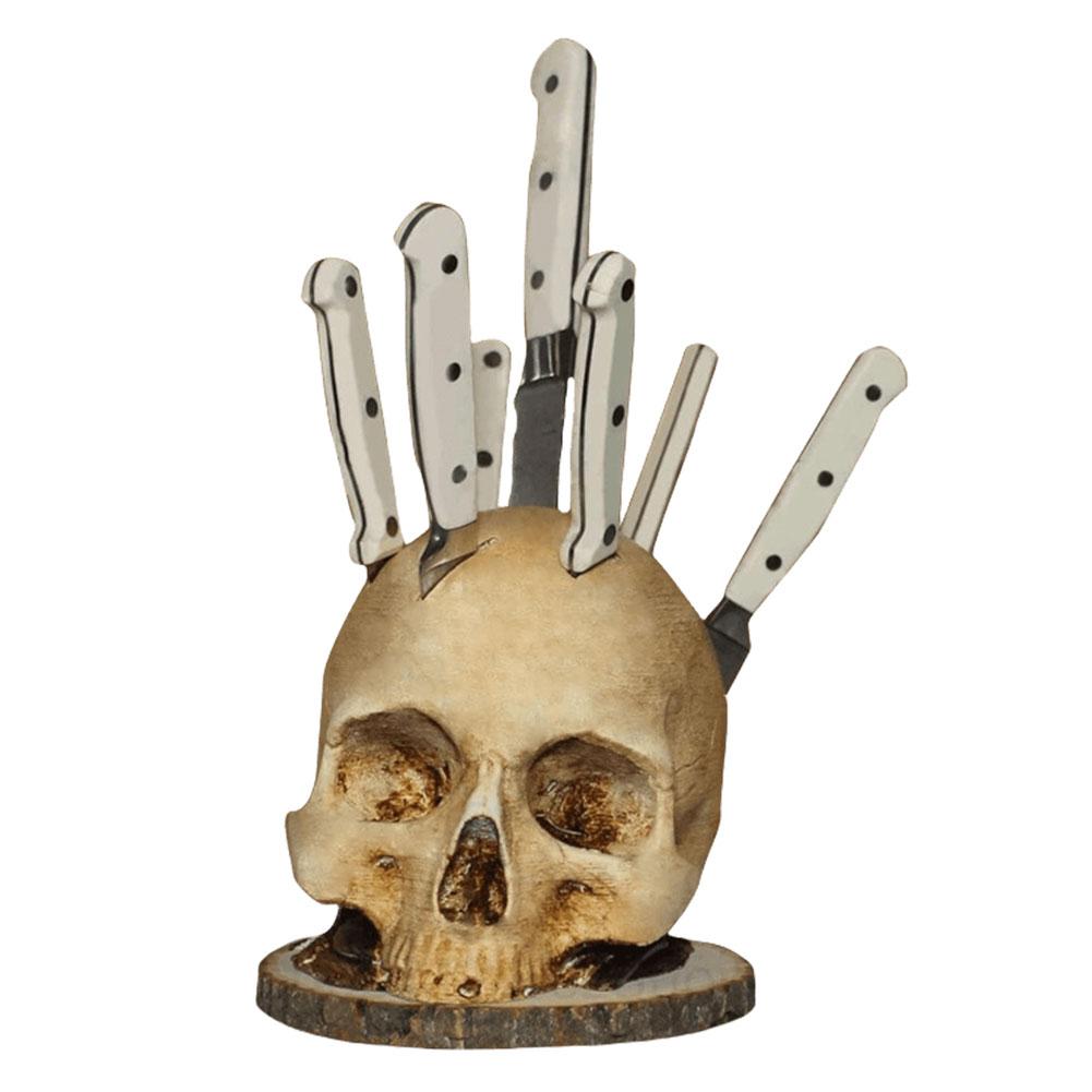 Skull Knife Holder Resin Scary Storage Rack Creative Horror Skull Knife Rack Halloween Party Decoration China Mainland
Skull Knife Holder Resin Scary Storage Rack Creative Horror Skull Knife Rack Halloween Party Decoration China Mainland