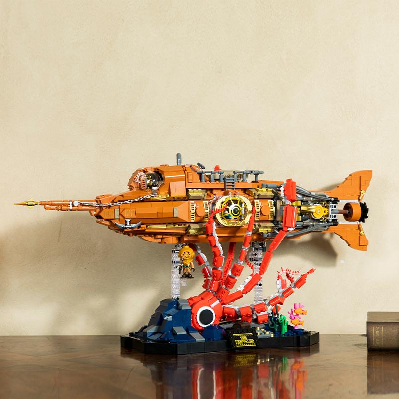 Pantasy Steampunk Series Building Blocks Nautilus Submarine Assembly Toy Exploration Model Decoration Children s Christmas Gift NO BOX
Pantasy Steampunk Series Building Blocks Nautilus Submarine Assembly Toy Exploration Model Decoration Children s Christmas Gift NO BOX